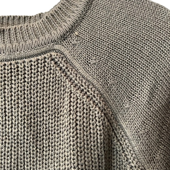 Olive Green Knit Sweater - Picture 2 of 8